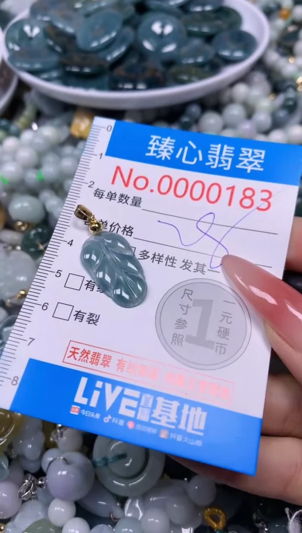 【闪购商品】翡翠颈饰未镶嵌含绳000183