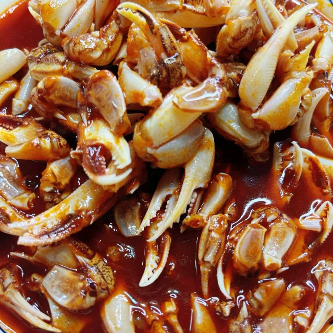 舟山生腌肥蟹钳肉2桶净重1300g顺丰包邮送货上门追剧下酒神器海鲜