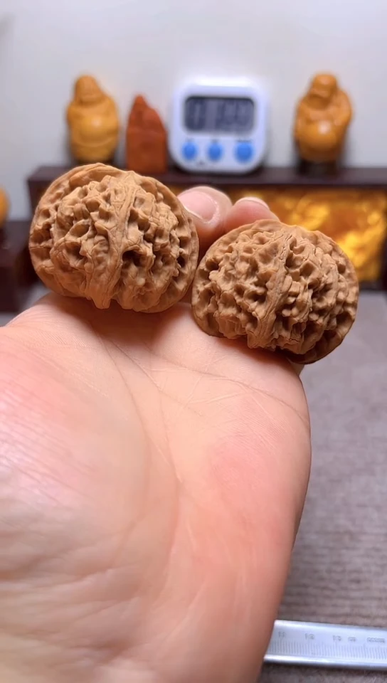 【闪购商品】文玩核桃把件51# 46苹果圆