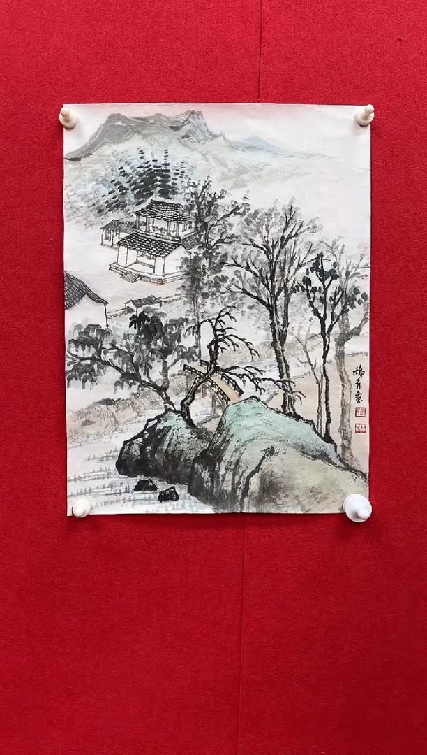 国画z天津人美-张fu有国画1平尺