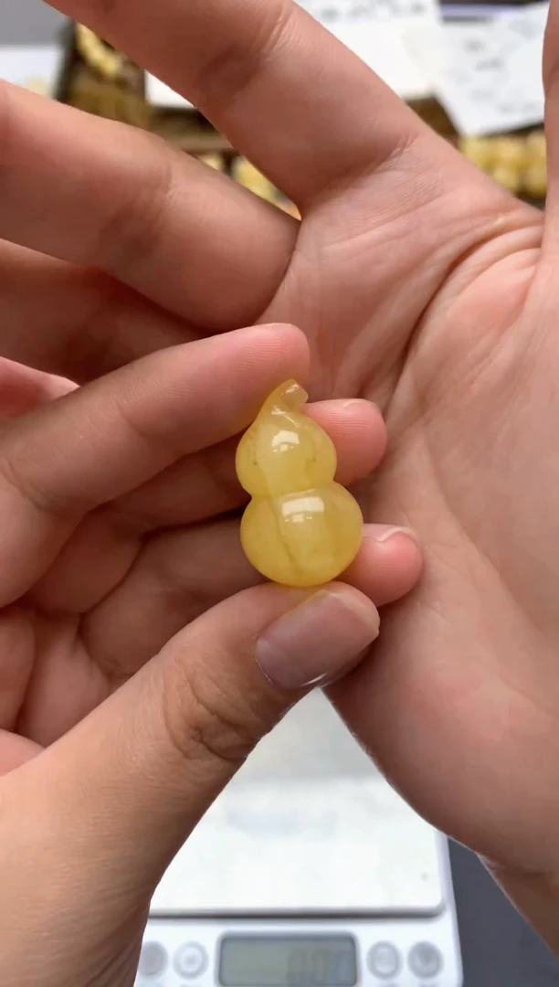 【闪购商品】琥珀珠宝奇石未镶嵌042琥珀蜜蜡花粉
