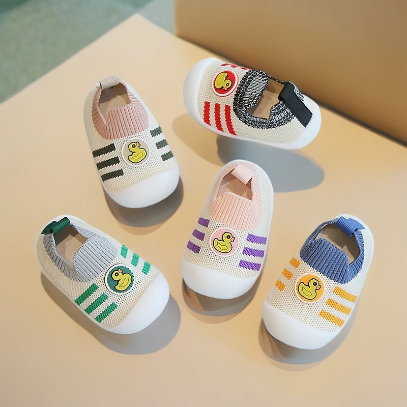 软底防滑婴儿薄款袜子单网透气运动鞋春秋女童幼儿婴儿四季防滑