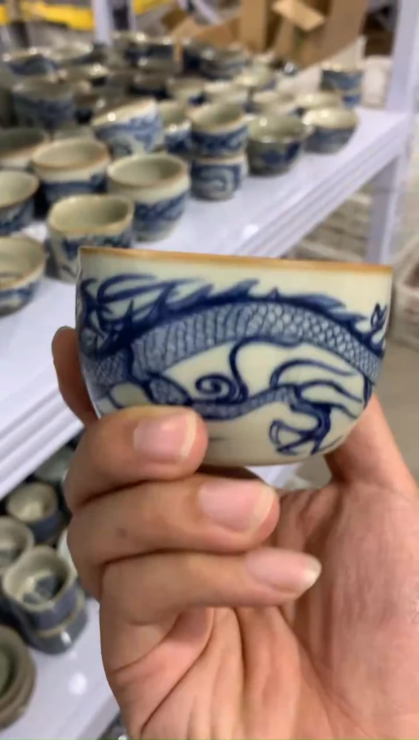 【清！一件不留】汝窑、茶壶盖碗茶杯主人杯微矿点