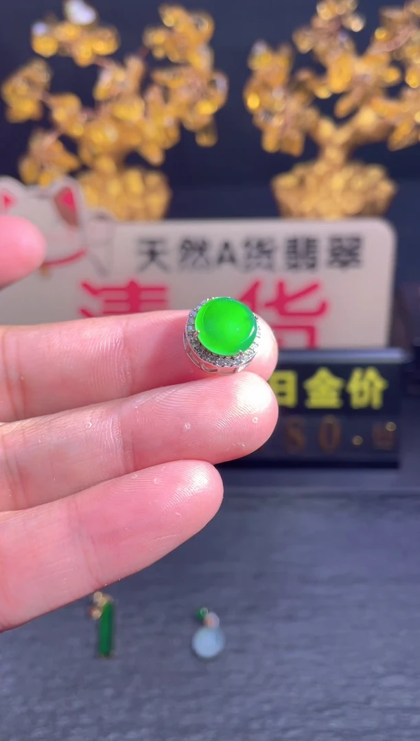 翡翠未镶嵌颈饰