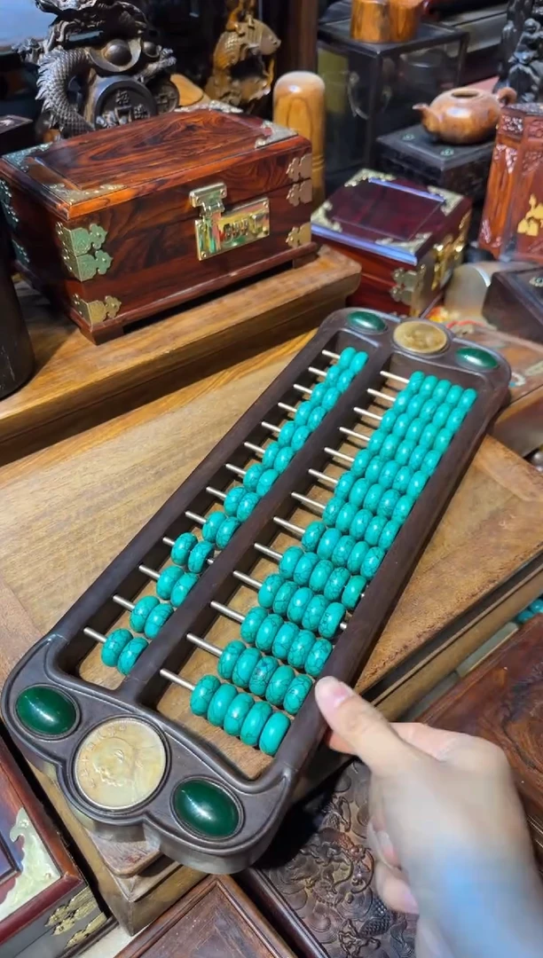 木算盘绿汉镶嵌