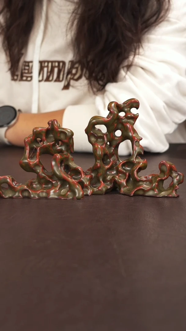 宣宝汝瓷原矿原釉作品