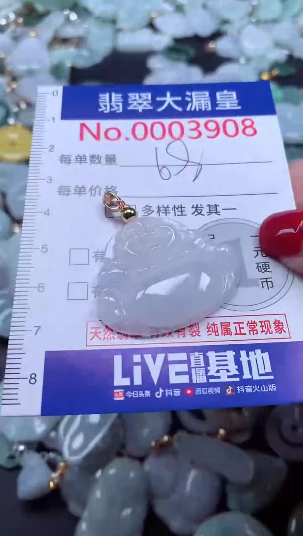 颈饰未镶嵌翡翠3908