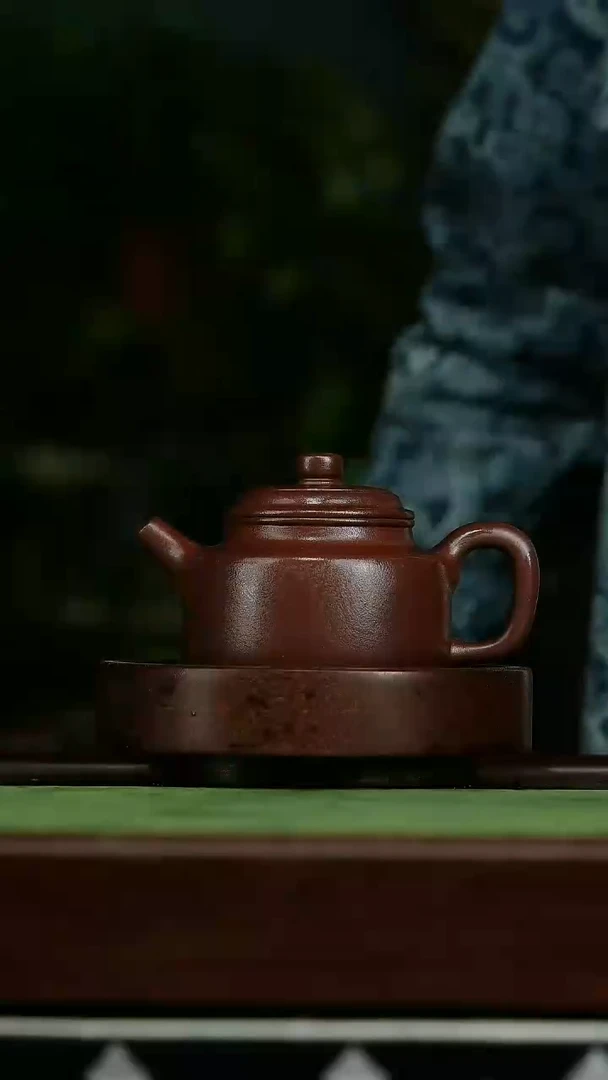 茶壶紫砂p40石红德中壶