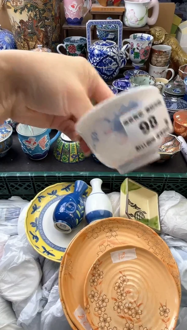 瓷片天****398号六六工艺品瓷器