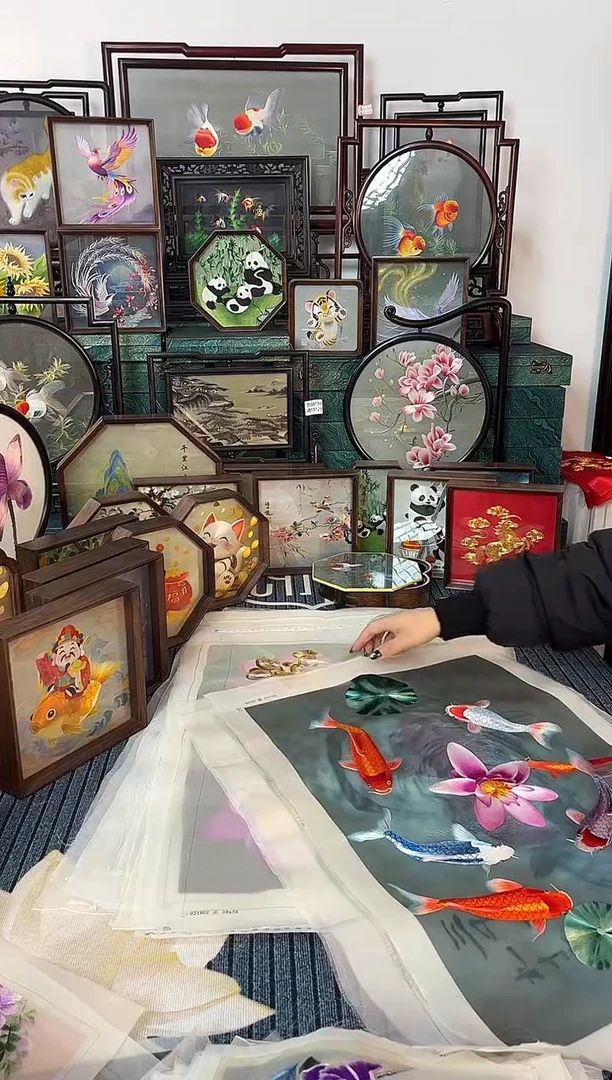 刺绣苏绣手工刺绣绣品