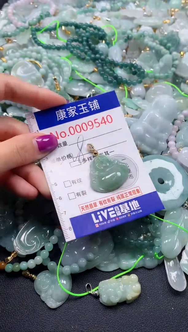 颈饰未镶嵌翡翠9540