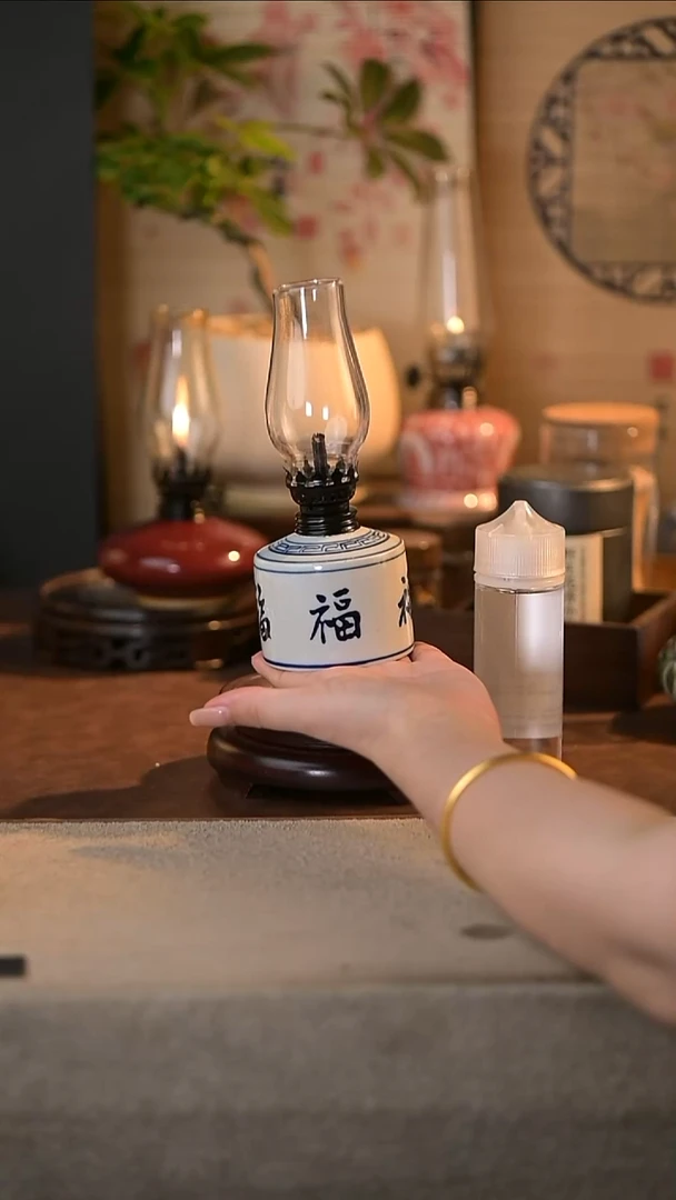 景德镇陶瓷香薰灯摆件