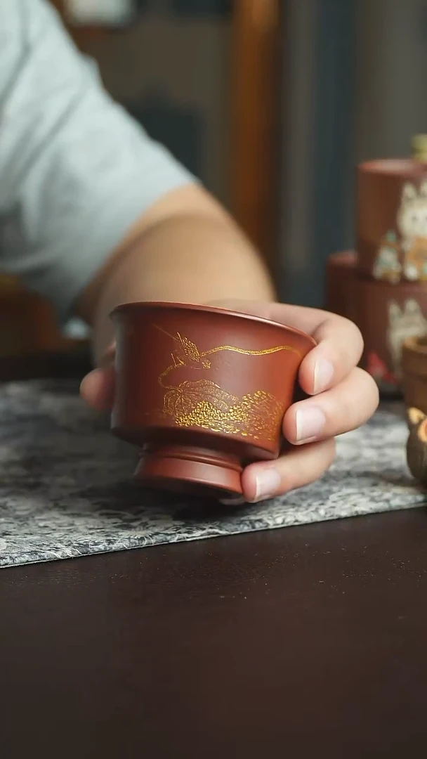 茶杯紫砂76宜兴紫砂主人杯