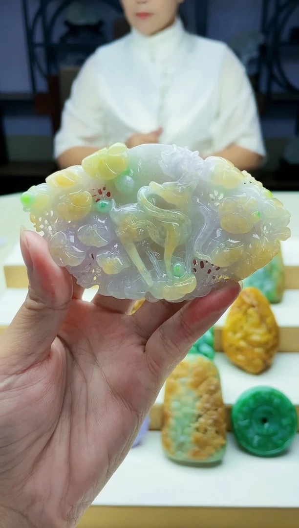 未镶嵌定制翡翠毛货09270228