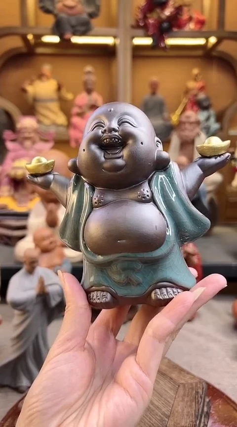 紫砂茶宠器闵茶宠摆件