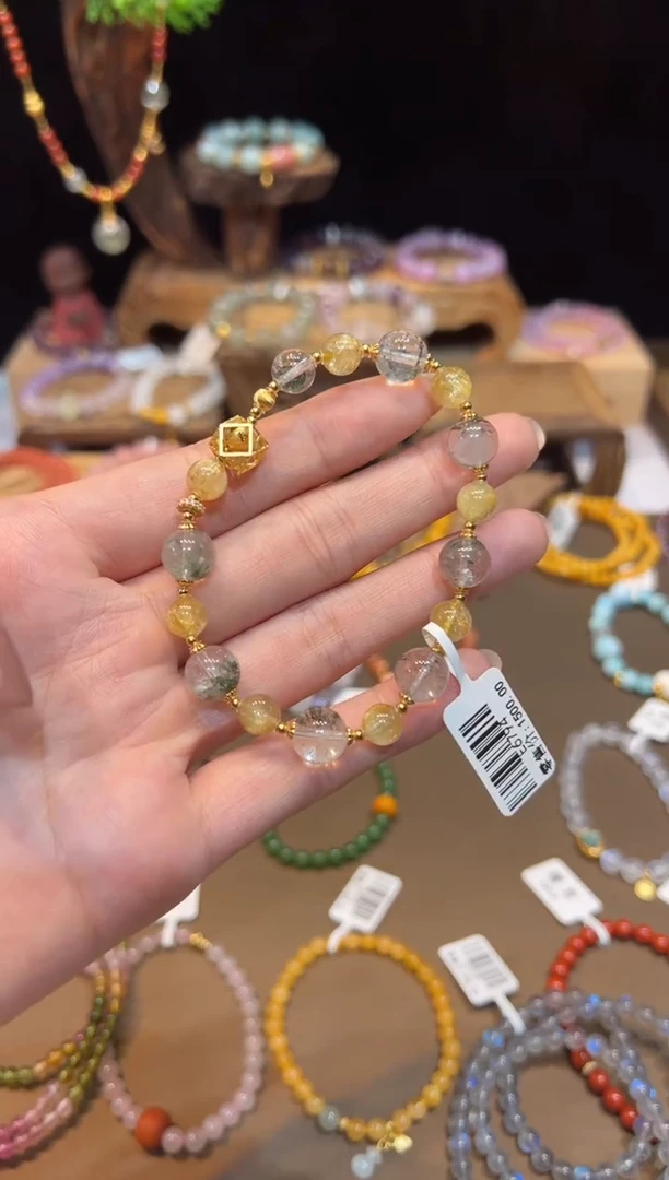 水晶手链未镶嵌手饰@@E6794