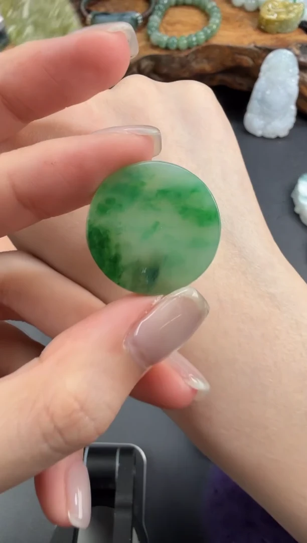 吊坠(不含链)未镶嵌翡翠翡翠饰品-233