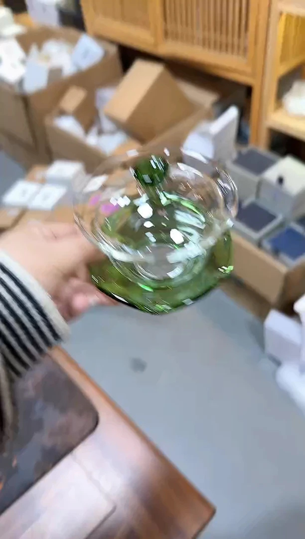 湖绿色新款盖碗