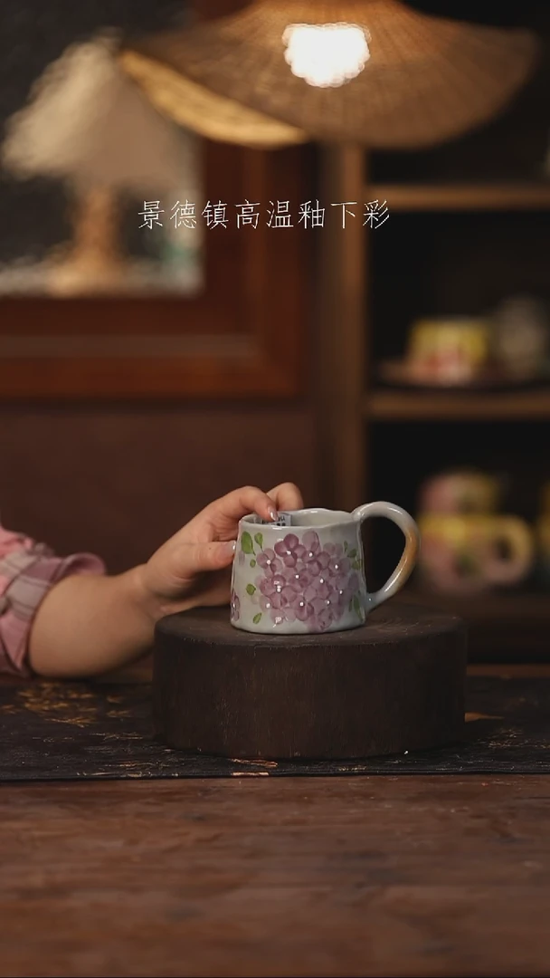 陶瓷景德镇高温釉下手绘陶瓷359