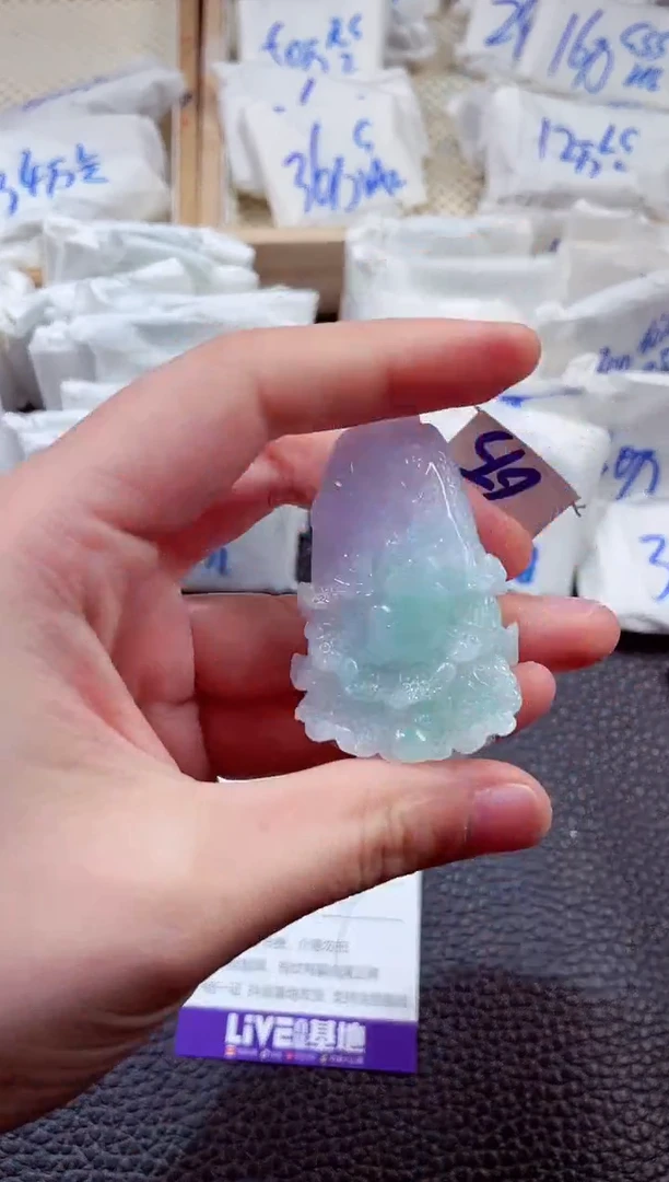 翡翠未镶嵌颈饰00001393