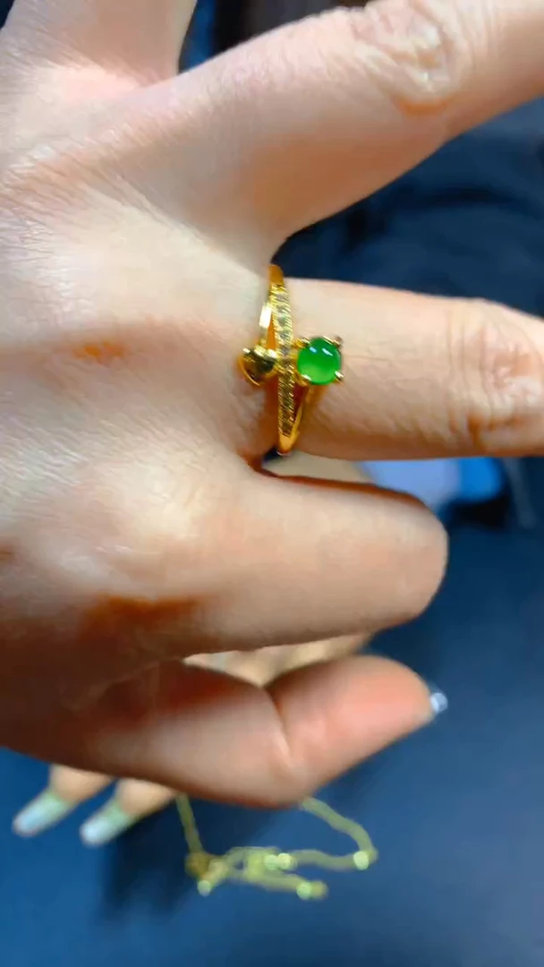 【闪购商品】翡翠戒指未镶嵌0900737240多样性发一