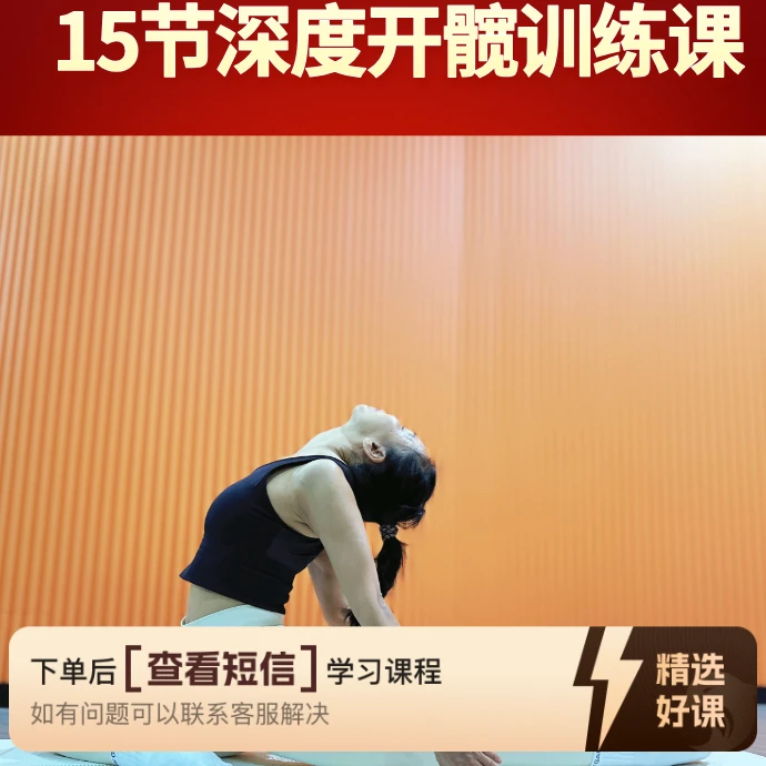 15节深度开髋成品课（留意短信解锁课程）