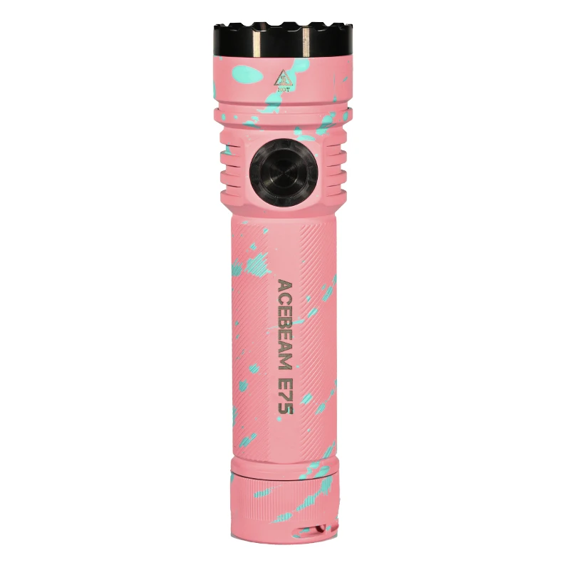 ACEBEAM E75 陶瓷涂层四核心高效率LED强光充电手电筒防水家用