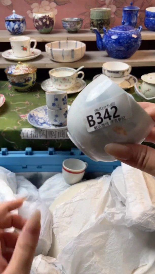 瓷片枯*瓷器瓷器B342
