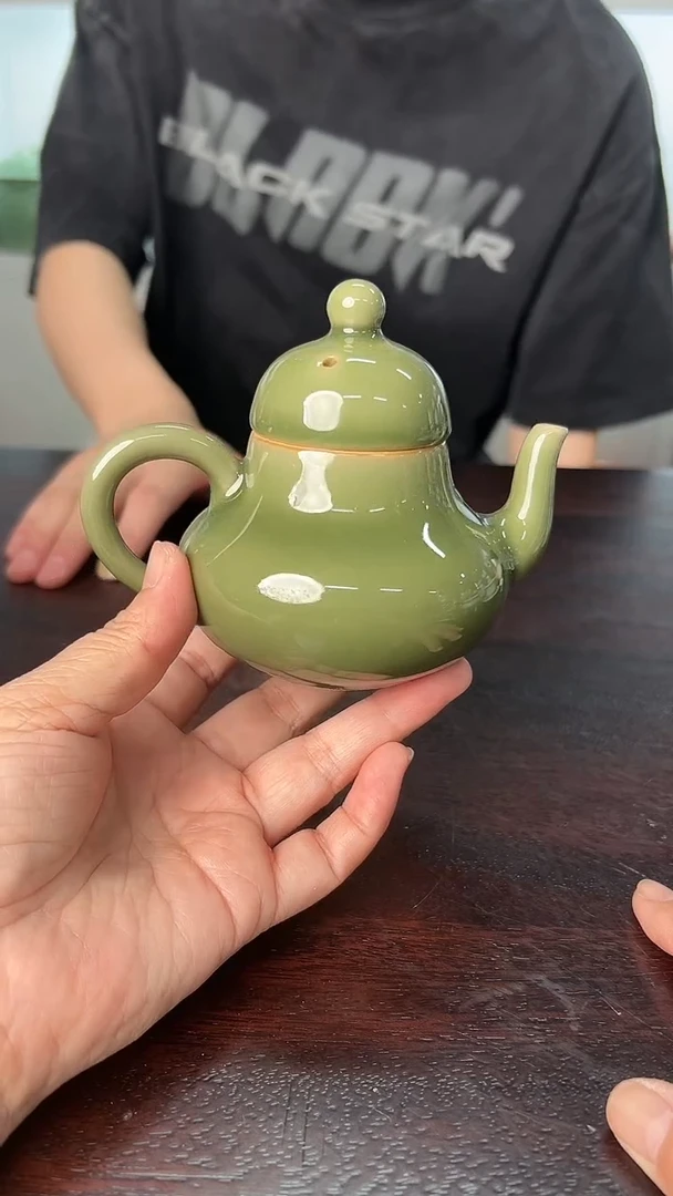 龙泉云间青瓷小米茶器