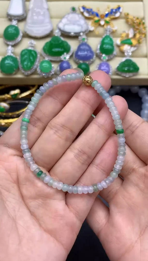 未镶嵌手串翡翠170-中国好珍宝