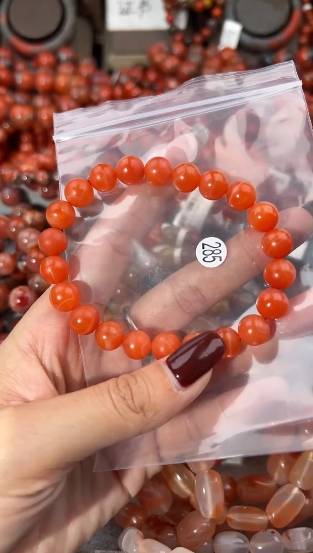 未镶嵌手串南红玛瑙9+