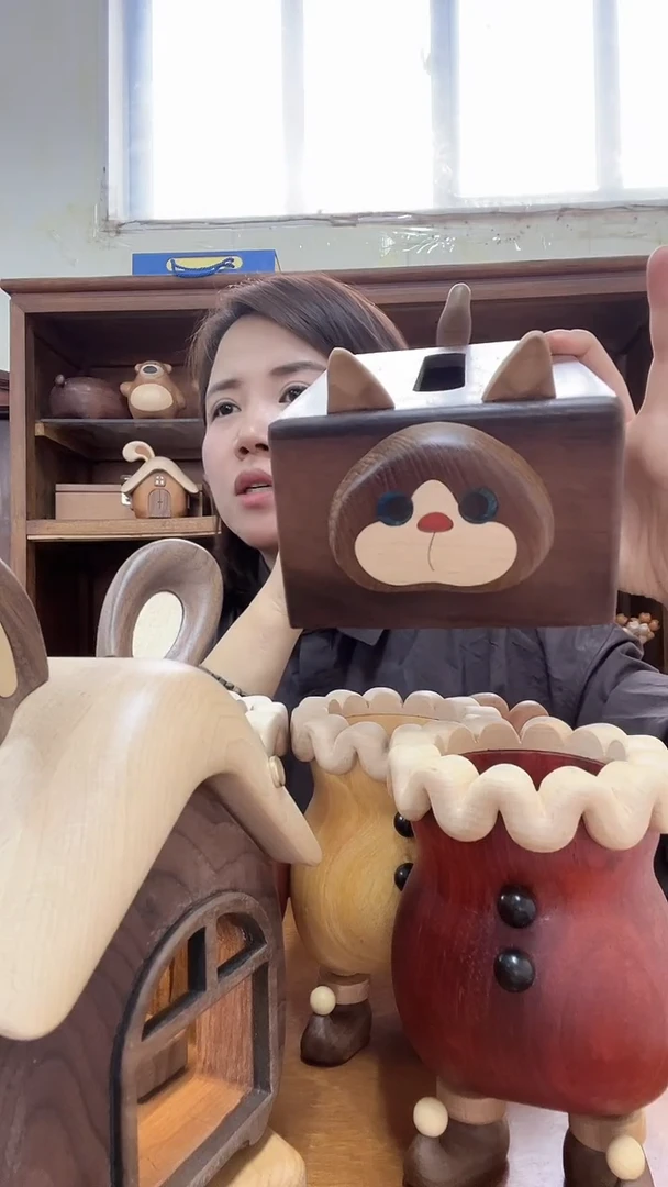 木布偶猫抽纸盒（瑕疵）