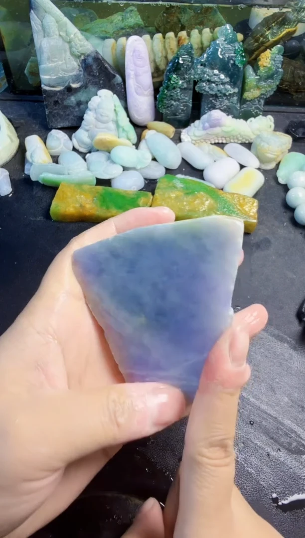 颈饰未镶嵌翡翠天然翡翠080