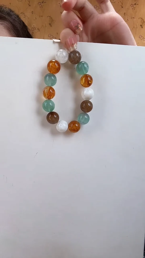 未镶嵌手链水晶多宝手串3159