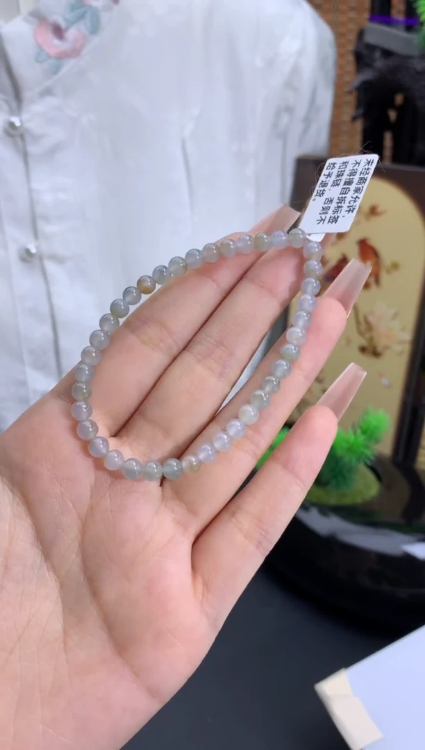 未镶嵌手链翡翠卡4.7mm