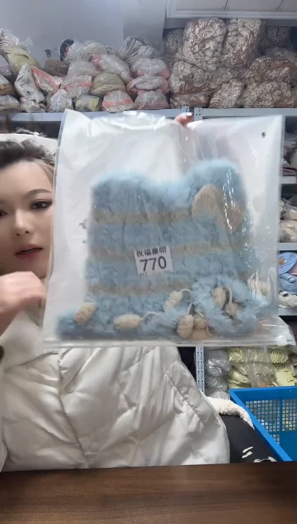 棉半**?冬季儿童帽子770