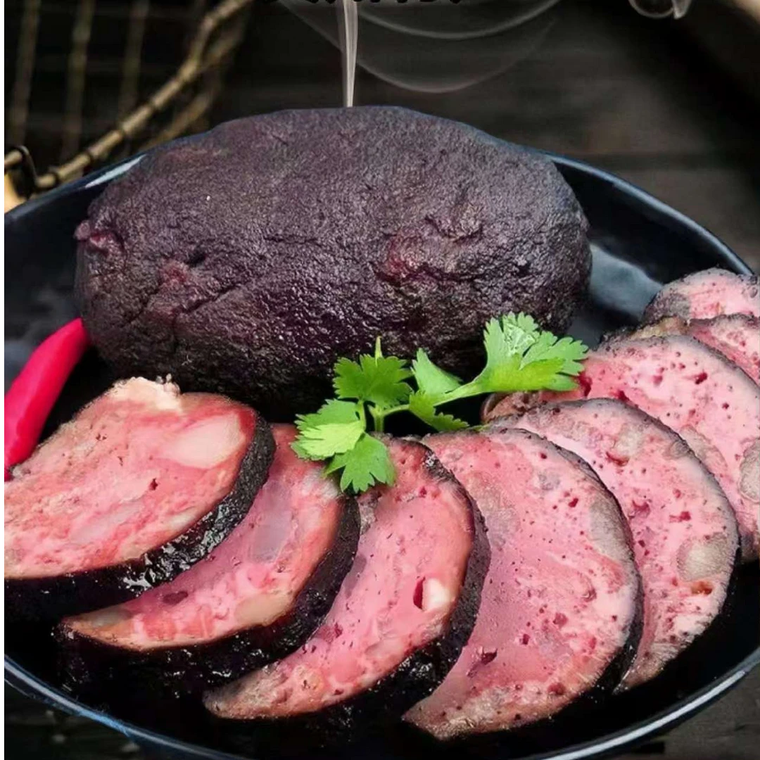 农家柴火猪血丸子