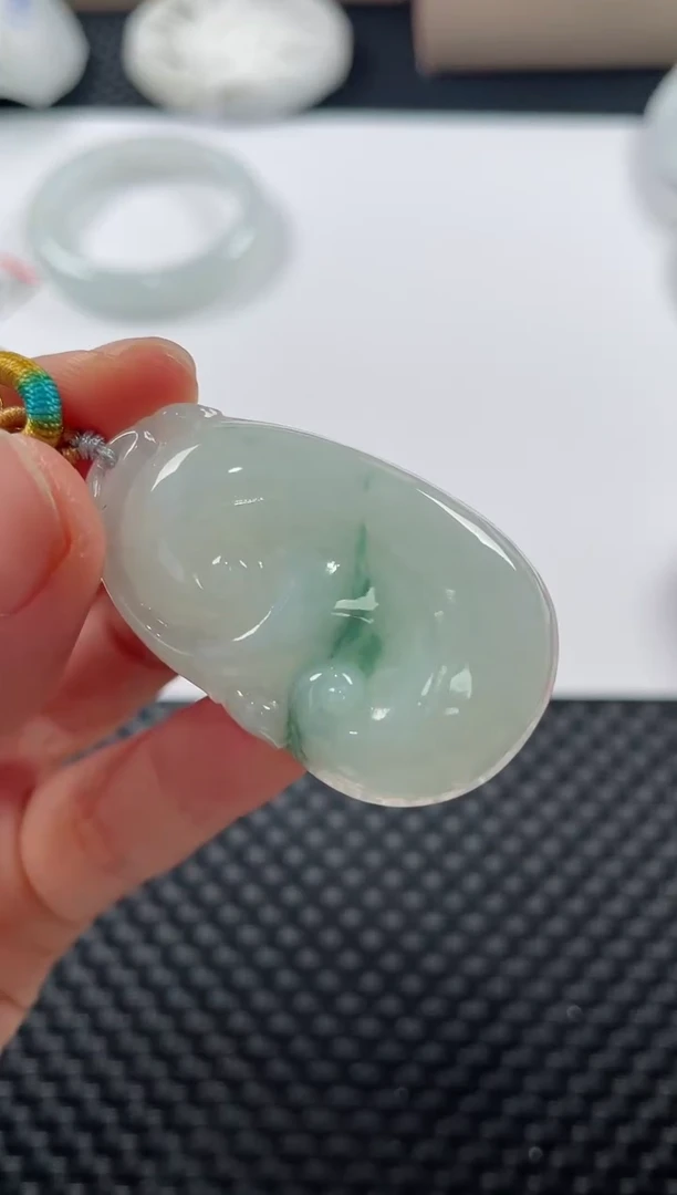 颈饰未镶嵌翡翠基地发货H 4308 如意