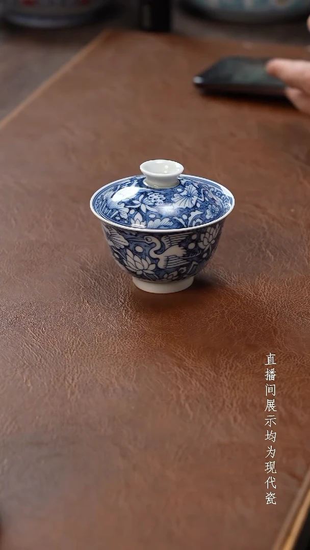 茶器茶器一鹭盖碗