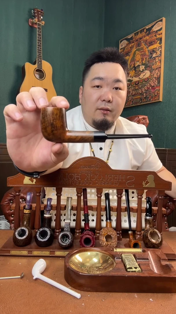 石楠木木雕款意大利进口石楠木烟斗