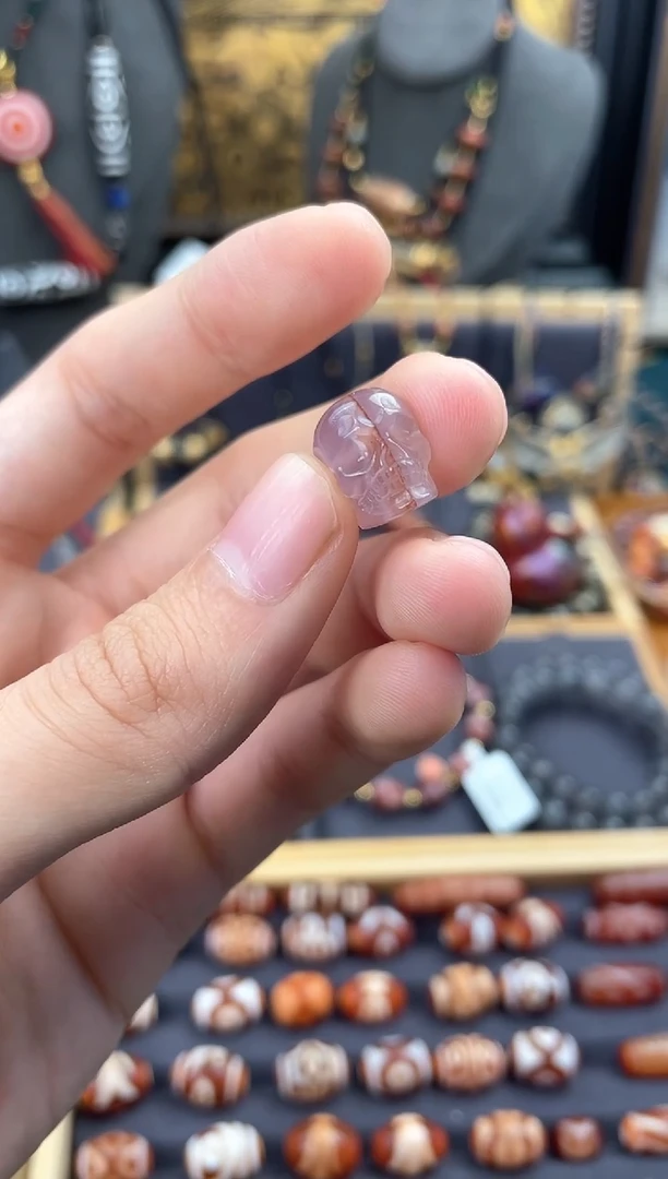 【闪购商品】玛瑙/玉髓颈饰未镶嵌尸尸单珠