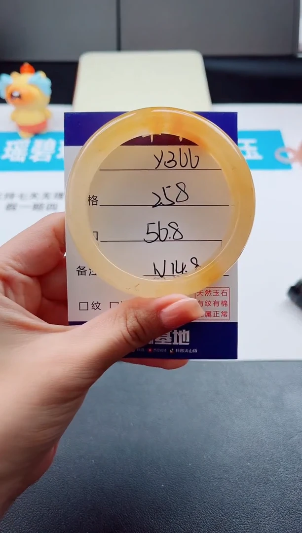 未镶嵌手镯石英质玉Y366