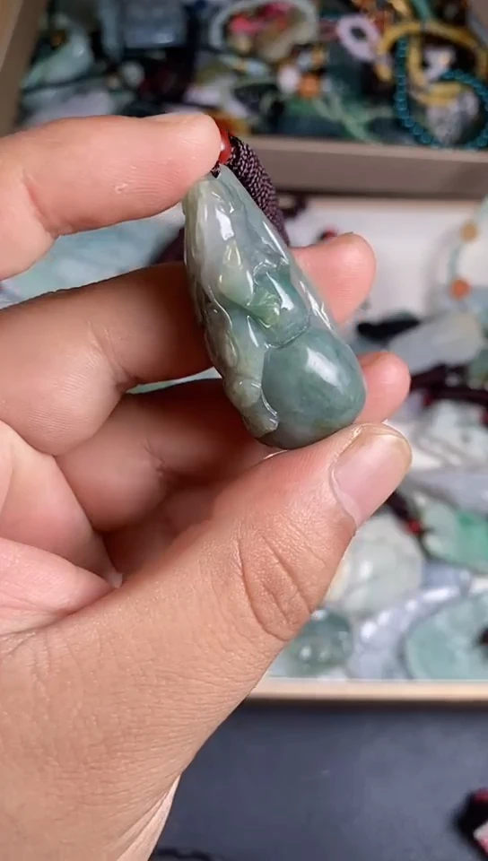 翡翠未镶嵌颈饰天然翡翠