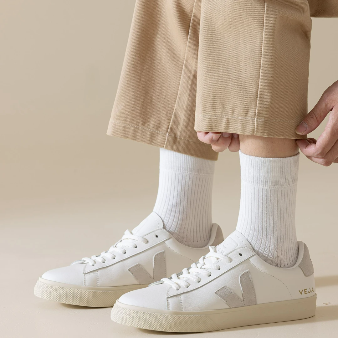 【新品】男士袜子棉长筒袜秋冬季中筒新款冬天防臭吸汗运动男高筒