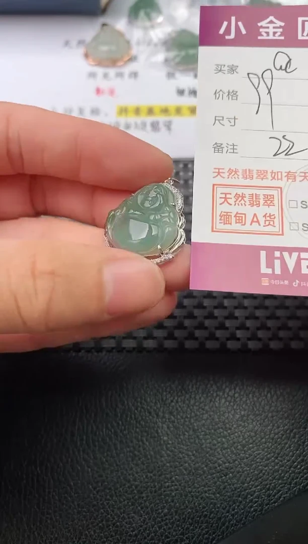 翡翠银S925镶嵌颈饰·