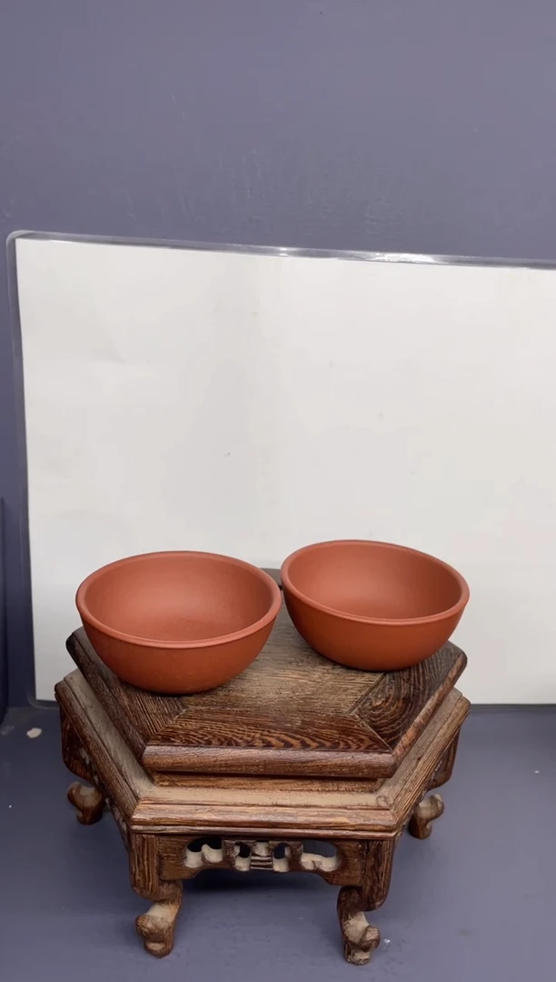 【闪购商品】紫砂茶壶底槽清   碗杯2