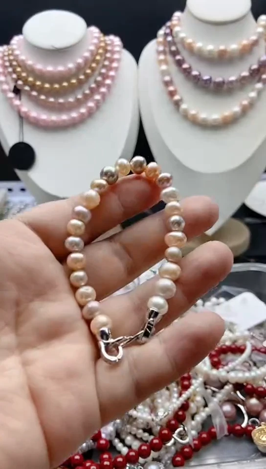 淡水珍珠未镶嵌颈饰1