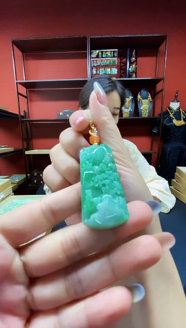 颈饰未镶嵌翡翠翡翠吊坠