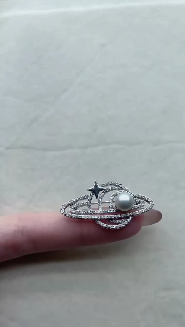 【闪购商品】海水珍珠胸针未镶嵌41