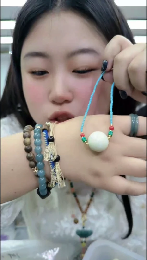 【闪购商品】玛瑙/玉髓颈饰合金1648走绿单珠吊坠